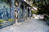 Lisbona, Palacio Frontiera - i pannelli di azulejos della Galeria das Artes. 